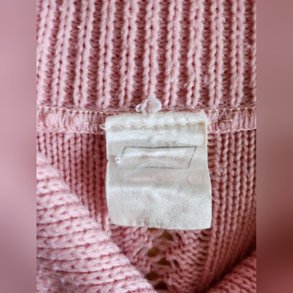 Vintage 60's - 70's Pink Cardigan Sweater - Picture 8 of 11